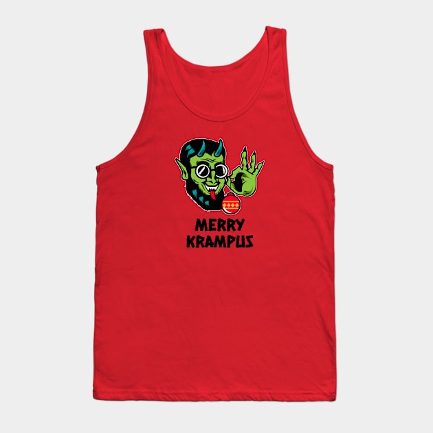 Merry Krampus Tank Top by Mads' Store